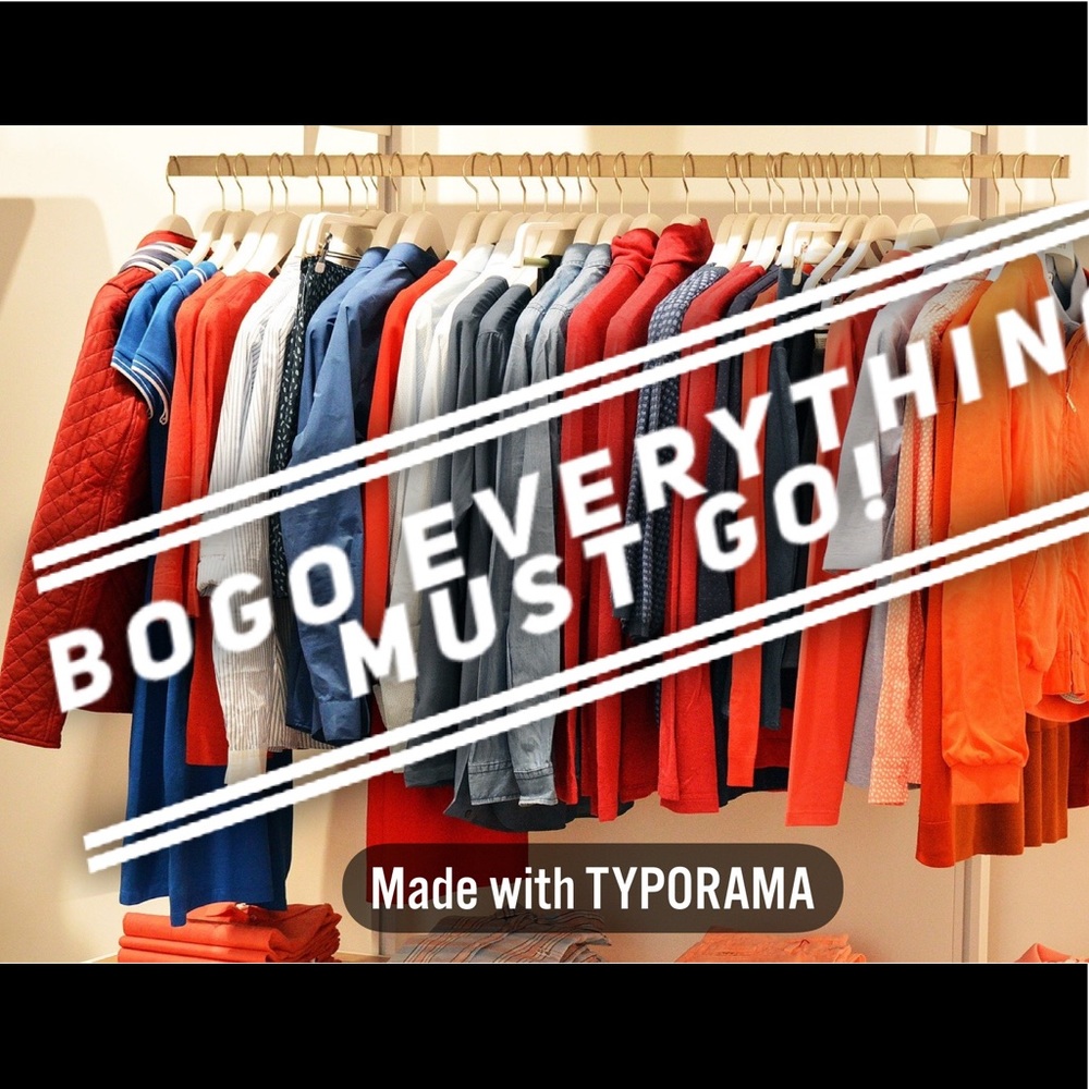 BOGO SALE!